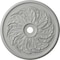 Ekena Millwork Sellek Ceiling Medallion (Fits Canopies up to 9"), Hand-Painted Frost, 42 1/8"OD x 1 7/8"P CM42SKFRF - alternate 1